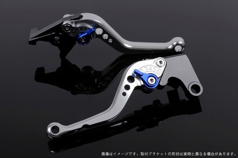 【エスエスケイ スピードラ】アジャストレバー スタンダード ショート シルバー/ブルー NSR250 全年式 CB400SF NC31 HO0403935-BE