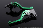 【エスエスケイ スピードラ】アジャストレバー スタンダード ショート グリーン/シルバー 1400GTR 07-16 ZZR1400 06-11 KA0403863-SR