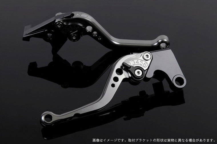 【エスエスケイ スピードラ】アジャストレバー スタンダード ショート チタン/ブラック NSR250 全年式 CB400SF NC31 HO0403939-BK
