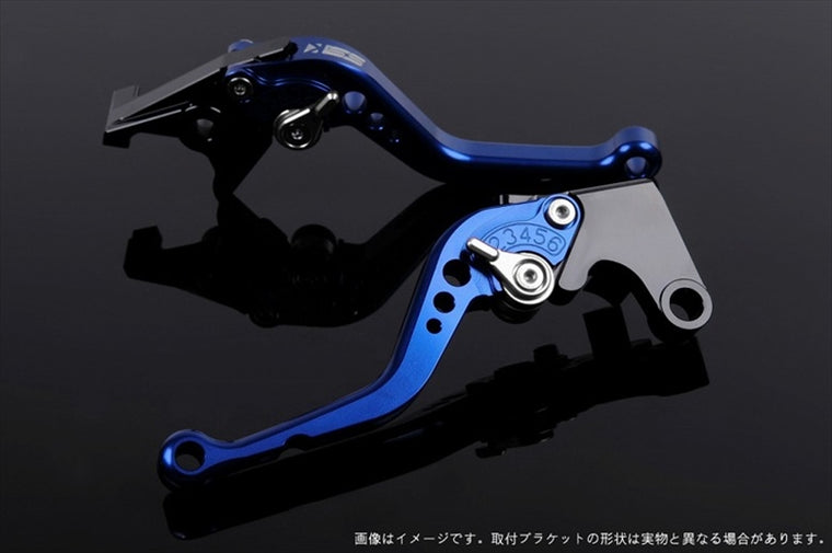 【エスエスケイ スピードラ】アジャストレバー スタンダード ショート  ブルー/シルバー Z1000 07-16 NINJA1000 11-16 KA0403811-SR