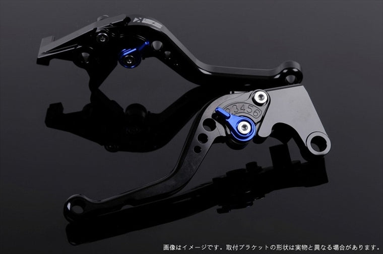 エスエスケイ スピードラ｜アジャストレバー スタンダード ショート ブラック/ブルー CB400SF Revo/SB NC42 ABS車-13｜HO0403885-BE