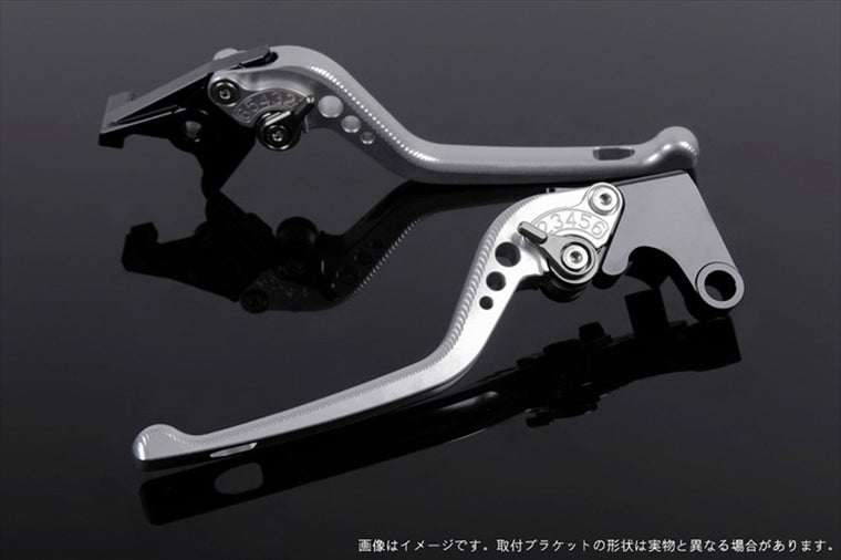 【エスエスケイ スピードラ】アジャストレバー 3D ロング        シルバー/チタン モンスター695 07-08 /696 09-13 /796 11-13 DU0404582-TM