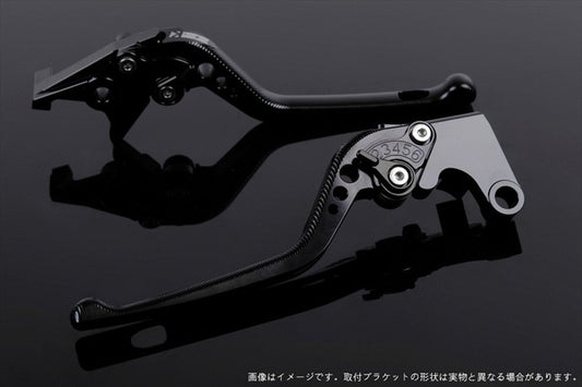 【エスエスケイ スピードラ】アジャストレバー 3D ロング        ブラック/ブラック NINJA400R 11-13 NINJA400 14-17 KA0404672-BK