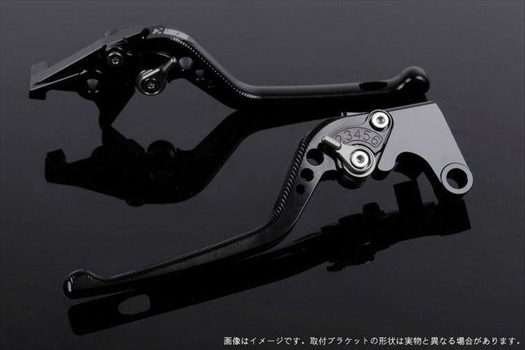 【エスエスケイ スピードラ】アジャストレバー 3D ロング        ブラック/チタン NINJA400R 11-13 NINJA400 14-17 KA0404672-TM