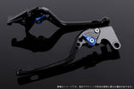 【エスエスケイ スピードラ】アジャストレバー 3D ロング ブラック/ブルー MT-01 04-09 VMAX1700 09-13 YA0404805-BE