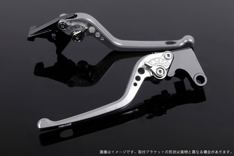 【エスエスケイ スピードラ】アジャストレバー 3D ロング シルバー/シルバー MT-01 04-09 VMAX1700 09-13 YA0404806-SR