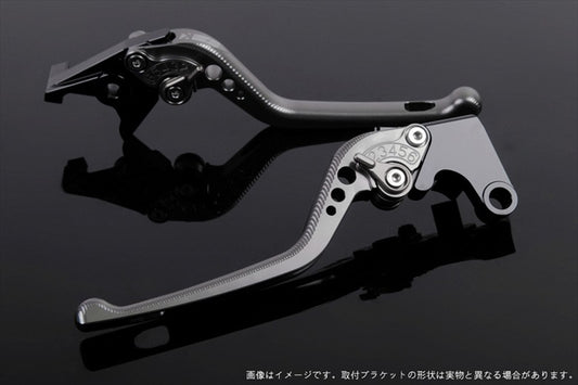 【エスエスケイ スピードラ】アジャストレバー 3D ロング        チタン/チタン モンスター695 07-08 /696 09-13 /796 11-13 DU0404586-TM