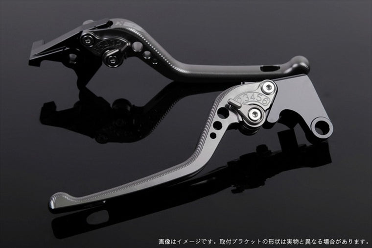 【エスエスケイ スピードラ】アジャストレバー 3D ロング        チタン/チタン モンスター695 07-08 /696 09-13 /796 11-13 DU0404586-TM