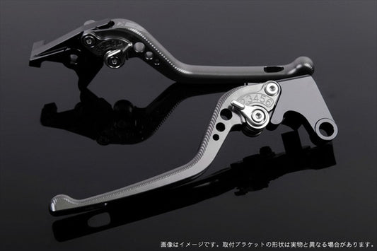 エスエスケイ スピードラ｜アジャストレバー 3D ロング チタン/シルバー NINJA ZX-6R 2007-2017 Z750R 11-13｜KA0404656-SR