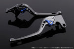 【エスエスケイ スピードラ】アジャストレバー 3D ロング        チタン/ブルー NINJA400R 11-13 NINJA400 14-17 KA0404677-BE
