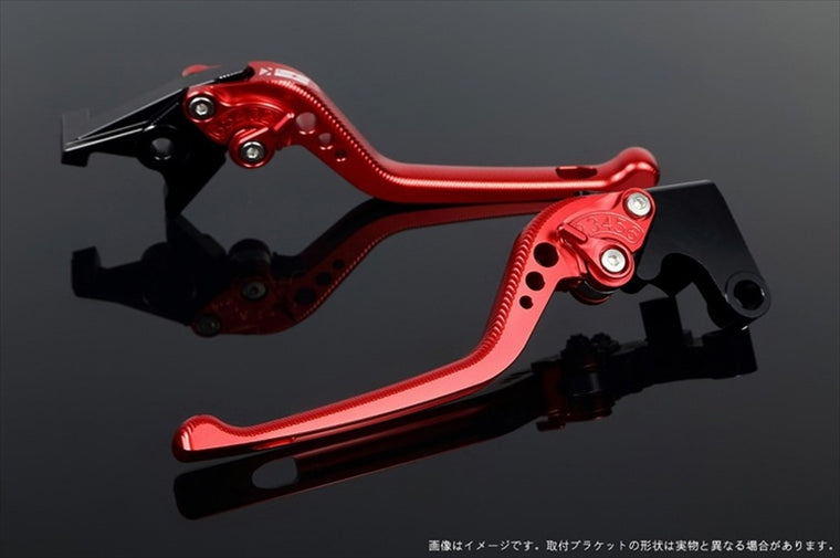 【エスエスケイ スピードラ】アジャストレバー 3D ロング        レッド/レッド NINJA400R 11-13 NINJA400 14-17 KA0404676-RD