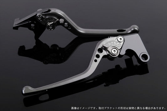 【エスエスケイ スピードラ】アジャストレバー 3D ロング チタン/チタン MT-01 04-09 VMAX1700 09-13 YA0404810-TM