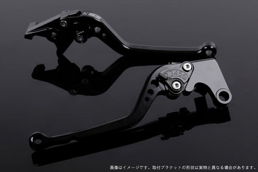 【エスエスケイ スピードラ】アジャストレバー スタンダード ロング  ブラック/ブラック MT-07 14-18  MT-09 14-18 XSR900 16-18 YA0403563-BK