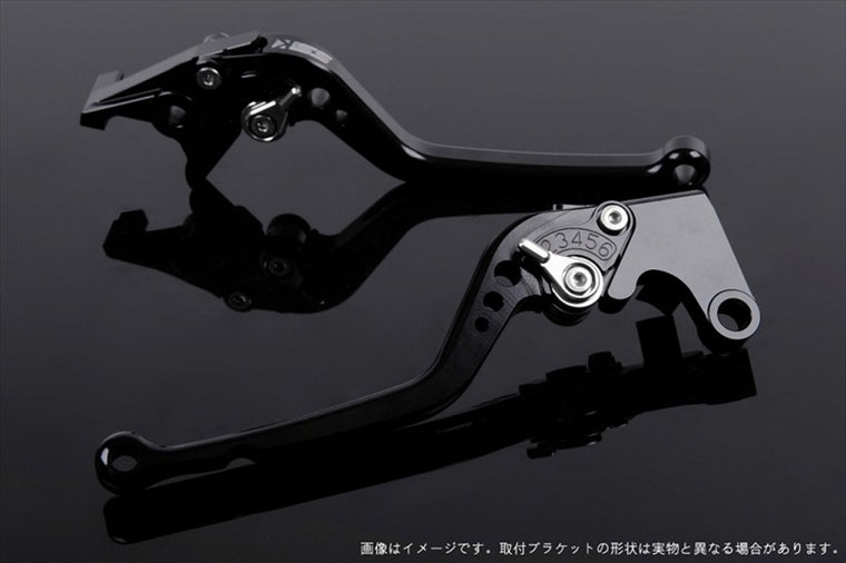【エスエスケイ スピードラ】アジャストレバー スタンダード ロング  ブラック/シルバー MT-07 14-18  MT-09 14-18 XSR900 16-18 YA0403563-SR