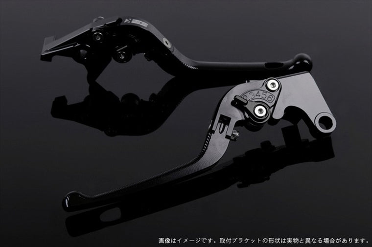 【エスエスケイ スピードラ】アジャストレバー 3D可倒式 ブラック/ブラック モンスター900 00-05 996/S/R/99-03 DU0404974-BK
