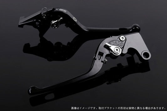 【エスエスケイ スピードラ】アジャストレバー 3D可倒式 ブラック/シルバー モンスター900 00-05 996/S/R/99-03 DU0404974-SR