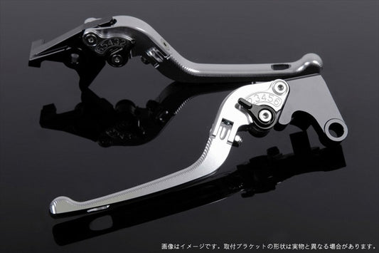 【エスエスケイ スピードラ】アジャストレバー 3D可倒式 シルバー/ブラック モンスター900 00-05 996/S/R/99-03 DU0404975-BK