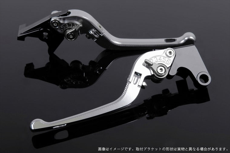 【エスエスケイ スピードラ】アジャストレバー 3D可倒式 シルバー/チタン モンスター900 00-05 996/S/R/99-03 DU0404975-TM