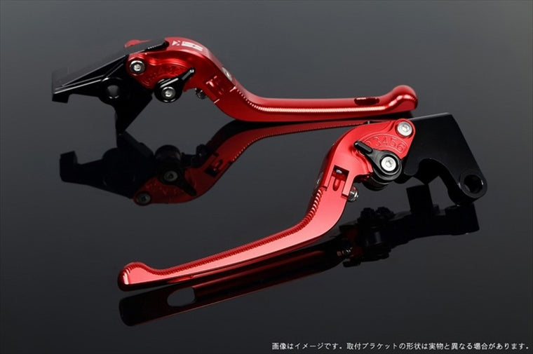 【エスエスケイ スピードラ】アジャストレバー 3D可倒式 レッド/ブラック モンスター900 00-05 996/S/R/99-03 DU0404978-BK