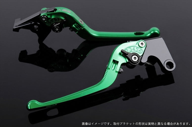 【エスエスケイ スピードラ】アジャストレバー 3D可倒式 グリーン/ブラック モンスター900 00-05 996/S/R/99-03 DU0404980-BK
