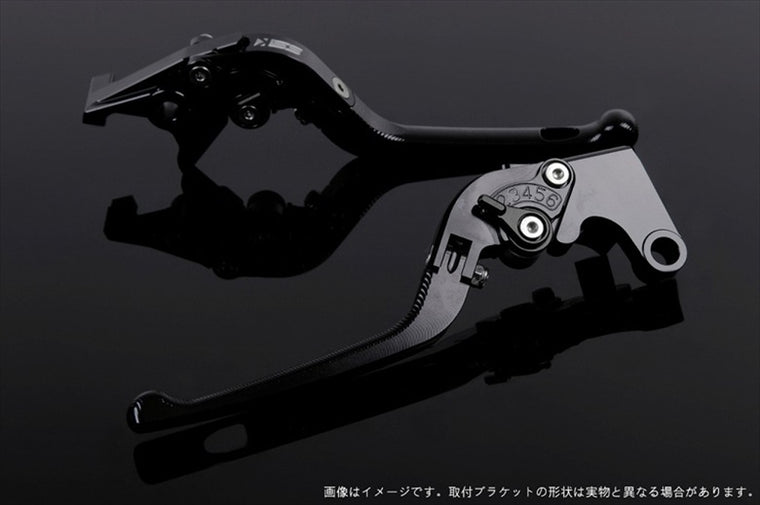 【エスエスケイ スピードラ】アジャストレバー 3D可倒式       ブラック/ブラック VFR750R RC30 RVF750 VFR800 RC46 02-13 HO0405037-BK
