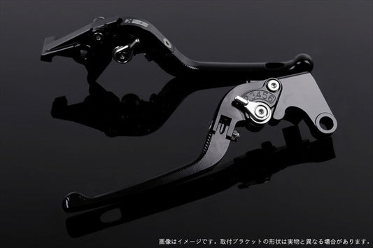 【エスエスケイ スピードラ】アジャストレバー 3D可倒式       ブラック/シルバー VFR750R RC30 RVF750 VFR800 RC46 02-13 HO0405037-SR
