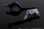 【エスエスケイ スピードラ】アジャストレバー 3D可倒式       ブラック/ブルー VFR750R RC30 RVF750 VFR800 RC46 02-13 HO0405037-BE