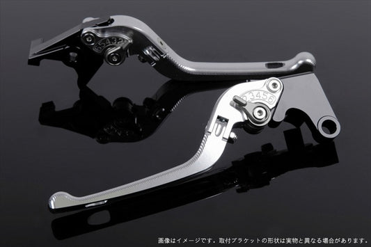 【エスエスケイ スピードラ】アジャストレバー 3D可倒式       シルバー/チタン VFR750R RC30 RVF750 VFR800 RC46 02-13 HO0405038-TM