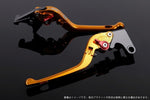 【エスエスケイ スピードラ】アジャストレバー 3D可倒式       ゴールド/レッド VFR750R RC30 RVF750 VFR800 RC46 02-13 HO0405039-RD