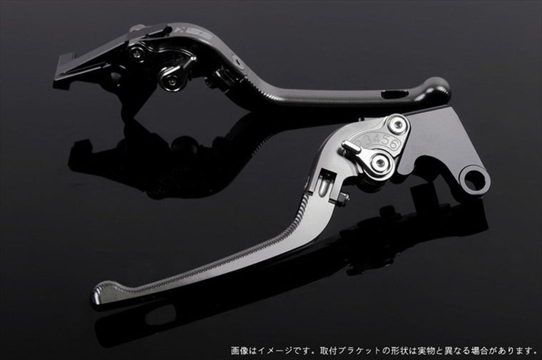 【エスエスケイ スピードラ】アジャストレバー 3D可倒式       チタン/シルバー VFR750R RC30 RVF750 VFR800 RC46 02-13 HO0405042-SR
