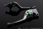 【エスエスケイ スピードラ】アジャストレバー 3D可倒式       チタン/グリーン VFR750R RC30 RVF750 VFR800 RC46 02-13 HO0405042-GN