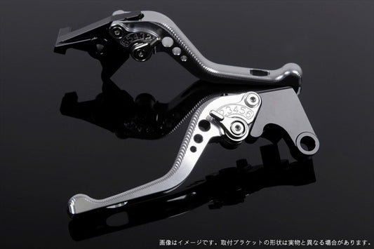 【エスエスケイ スピードラ】アジャストレバー 3Dショート シルバー/シルバー CBR600RR PC40 07-16 CBR1000RR SC59 08-16 HO0405332-SR