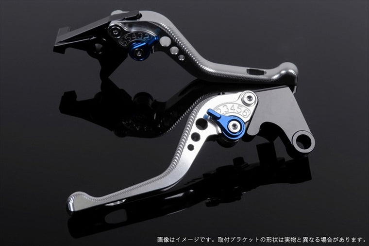 【エスエスケイ スピードラ】アジャストレバー 3Dショート シルバー/ブルー CBR600RR PC40 07-16 CBR1000RR SC59 08-16 HO0405332-BE
