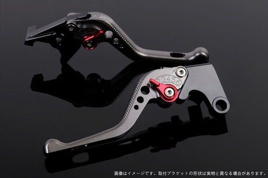 【エスエスケイ スピードラ】アジャストレバー 3Dショート チタン/レッド CBR600RR PC40 07-16 CBR1000RR SC59 08-16 HO0405336-RD