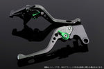 【エスエスケイ スピードラ】アジャストレバー 3Dショート チタン/グリーン CBR600RR PC40 07-16 CBR1000RR SC59 08-16 HO0405336-GN