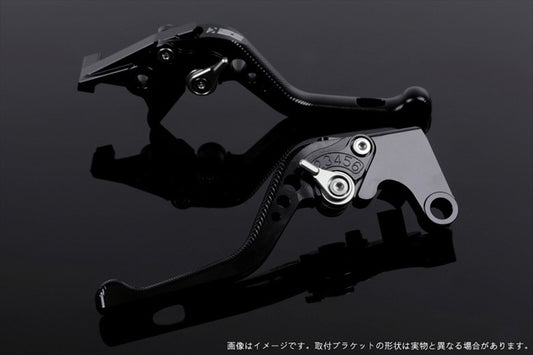 【エスエスケイ スピードラ】アジャストレバー 3Dショート グリーン/シルバー CBR600RR PC40 07-16 CBR1000RR SC59 08-16 HO0405337-SR