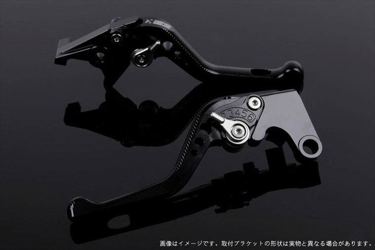 【エスエスケイ スピードラ】アジャストレバー 3Dショート         ブラック/シルバー NINJA400R 11-13 NINJA400 14-17 KA0405380-SR