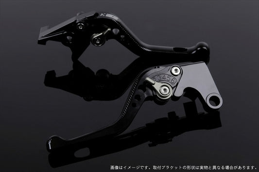 【エスエスケイ スピードラ】アジャストレバー 3Dショート         ブラック/チタン NINJA400R 11-13 NINJA400 14-17 KA0405380-TM