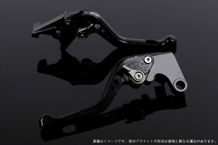 【エスエスケイ スピードラ】アジャストレバー 3Dショート         ブラック/チタン NINJA400R 11-13 NINJA400 14-17 KA0405380-TM
