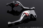 【エスエスケイ スピードラ】アジャストレバー 3Dショート         シルバー/レッド NINJA400R 11-13 NINJA400 14-17 KA0405381-RD