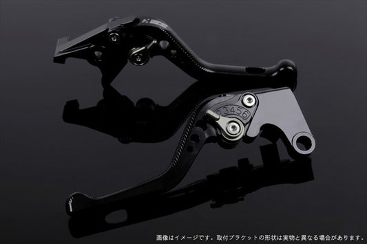 【エスエスケイ スピードラ】アジャストレバー 3Dショート ブラック/チタン ZEPHYR750/RS Z750S 05-07 W800 KA0405387-TM