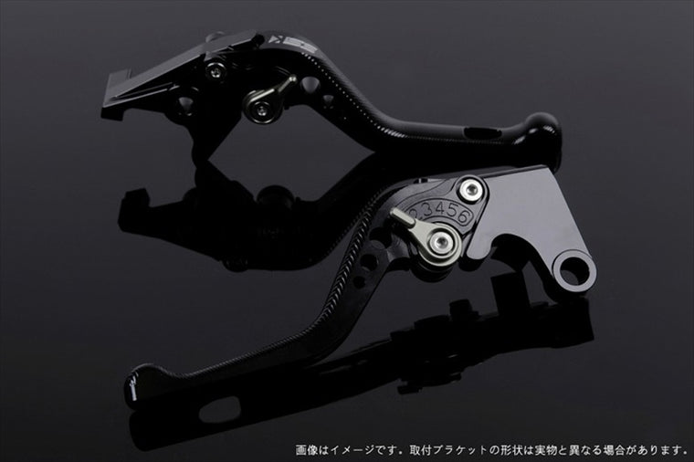 【エスエスケイ スピードラ】アジャストレバー 3Dショート ブラック/チタン ZEPHYR750/RS Z750S 05-07 W800 KA0405387-TM