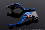 【エスエスケイ スピードラ】アジャストレバー 3Dショート ブルー/レッド ZEPHYR750/RS Z750S 05-07 W800 KA0405390-RD