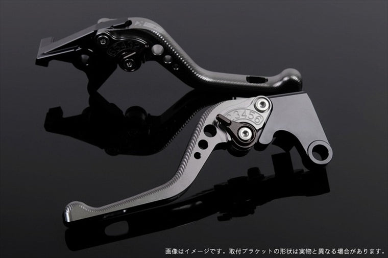 【エスエスケイ スピードラ】アジャストレバー 3Dショート         チタン/ブラック NINJA400R 11-13 NINJA400 14-17 KA0405385-BK