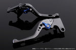【エスエスケイ スピードラ】アジャストレバー 3Dショート         チタン/ブルー NINJA400R 11-13 NINJA400 14-17 KA0405385-BE