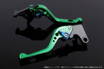 【エスエスケイ スピードラ】アジャストレバー 3Dショート         グリーン/ブルー NINJA400R 11-13 NINJA400 14-17 KA0405386-BE