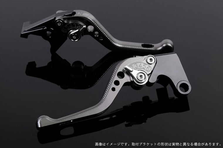 【エスエスケイ スピードラ】アジャストレバー 3Dショート チタン/シルバー ZEPHYR750/RS Z750S 05-07 W800 KA0405392-SR