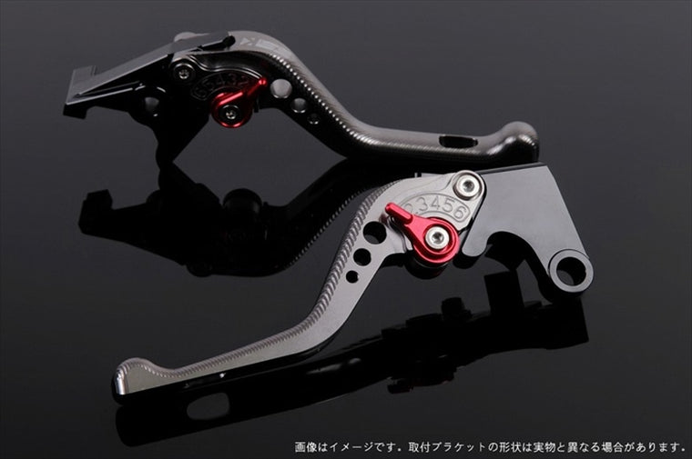 【エスエスケイ スピードラ】アジャストレバー 3Dショート チタン/レッド GSX250R Vストローム250 RGV250γ VJ23A SU0405448-RD