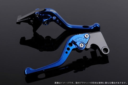 【エスエスケイ スピードラ】アジャストレバー 3Dショート         ブルー/ブルー Scrambler Sixty2 Monster821HYPERMOTARD821 DU0405642-BE