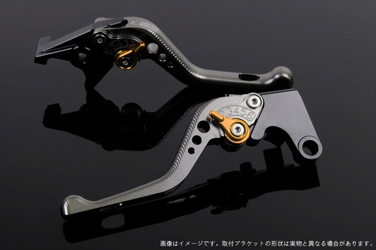 【エスエスケイ スピードラ】アジャストレバー 3Dショート         チタン/ゴールド Scrambler Sixty2 Monster821HYPERMOTARD821 DU0405643-GD